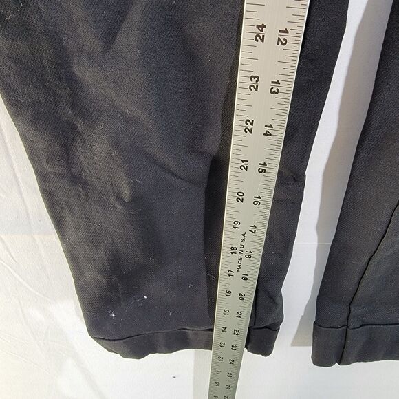 Ann Taylor Factory Black Cotton Blend Trouser Invisible Zipper Women's Size 6 - Picture 7 of 9